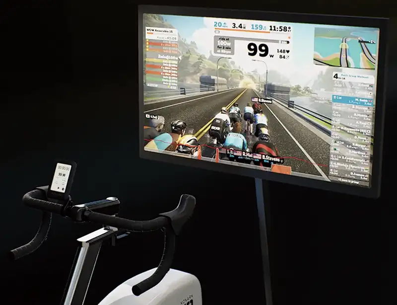 スマート エルゴメーター EVO zwiftプレイイメージ