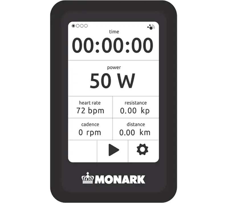 スマート エルゴメーター EVO Novo Duoディスプレイ